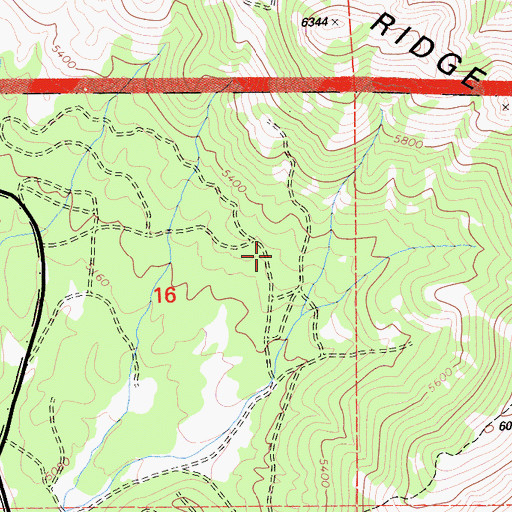 Topographic Map of Beckwourth Census Designated Place, CA