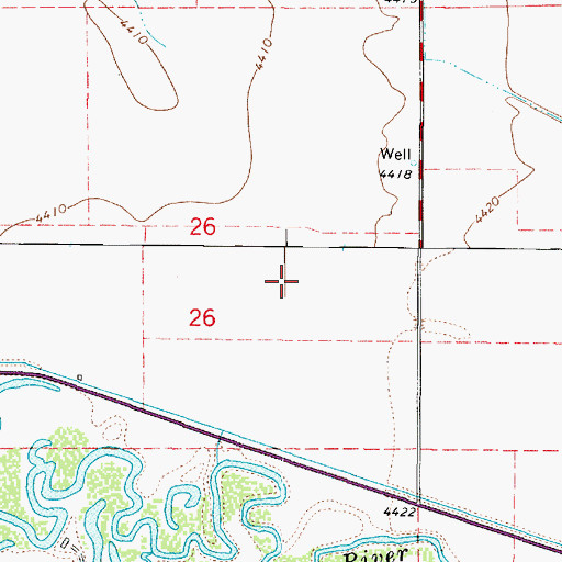 Topographic Map of Benson Census Designated Place, UT