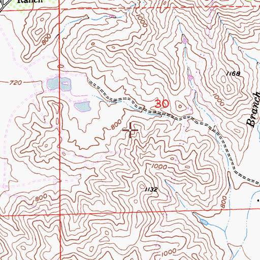 Topographic Map of Blackhawk Census Designated Place, CA