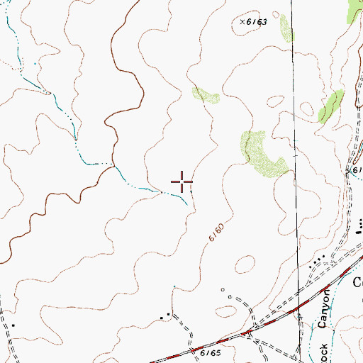 Topographic Map of Brimhall Nizhoni Census Designated Place, NM