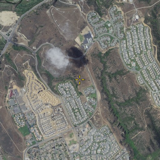 Aerial/Satellite Image of Camp Pendleton South Census Designated Place, CA