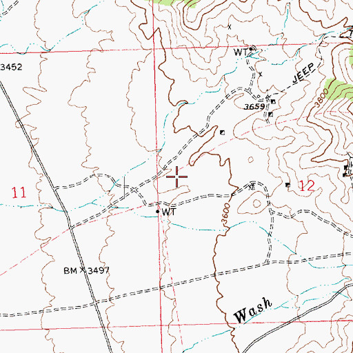 Topographic Map of Colorado River Tunnel, CA