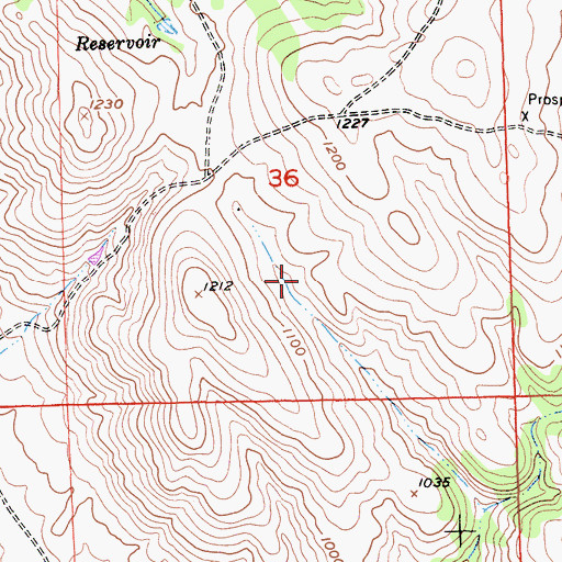 Topographic Map of El Dorado Hills Census Designated Place, CA