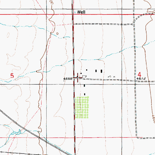Topographic Map of Elberta Census Designated Place, UT