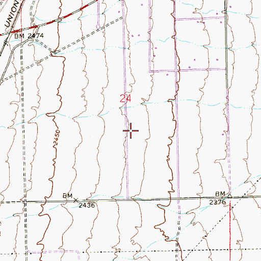 Topographic Map of Enterprise Census Designated Place, NV