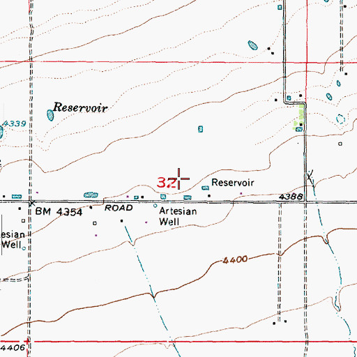 Topographic Map of Erda Census Designated Place, UT