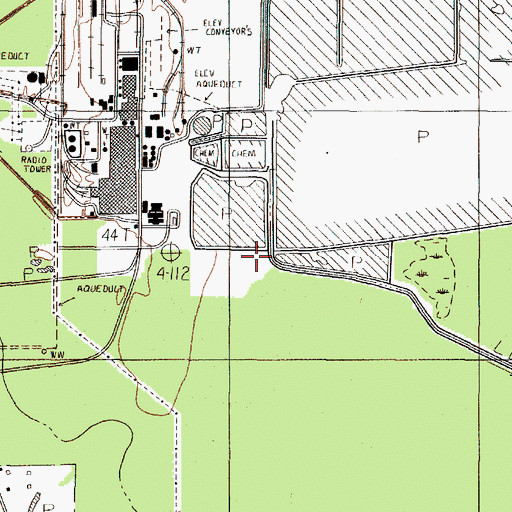 Topographic Map of Evadale Census Designated Place, TX
