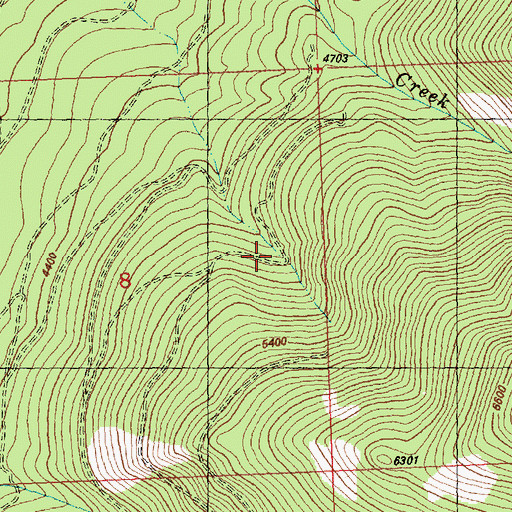 Topographic Map of Evaro Census Designated Place, MT