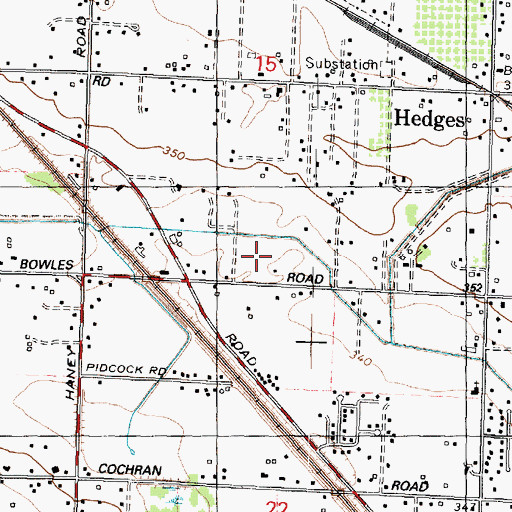Topographic Map of Finley Census Designated Place, WA