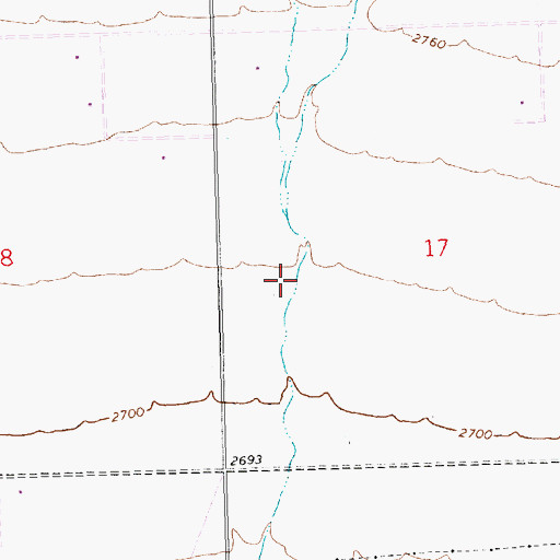 Topographic Map of Golden Valley Census Designated Place, AZ