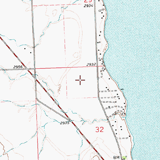 Topographic Map of Jette Census Designated Place, MT