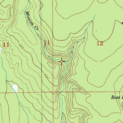 Topographic Map of John Sam Lake Census Designated Place, WA