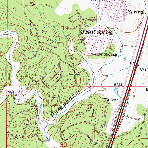 Topographic Map of Kachina Village Census Designated Place, AZ