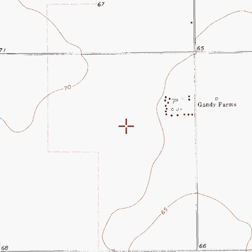 Topographic Map of La Paloma-Lost Creek Census Designated Place, TX