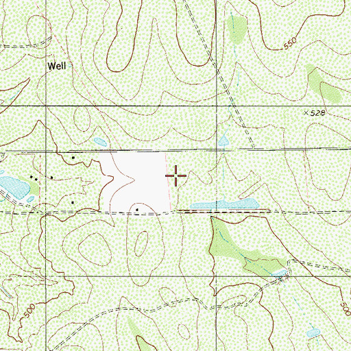 Topographic Map of La Presa Census Designated Place, TX