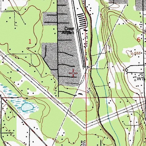 Topographic Map of Lake Morton-Berrydale Census Designated Place, WA