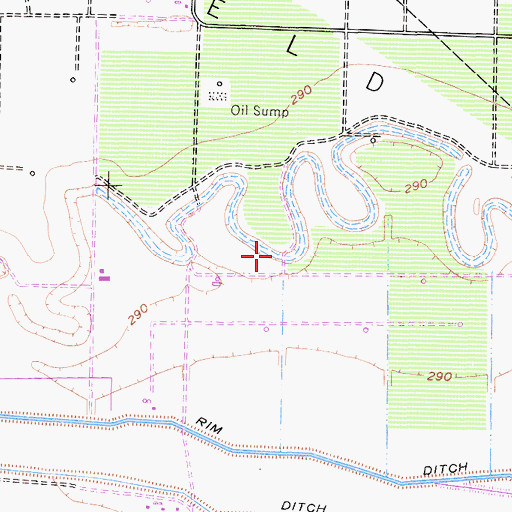 Topographic Map of Connecting Slough, CA