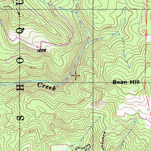 Topographic Map of Day Valley Census Designated Place, CA