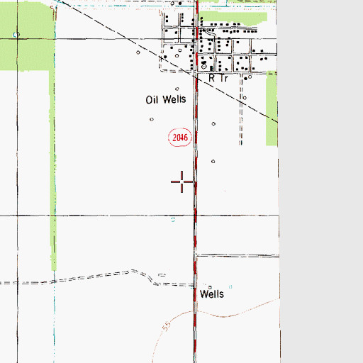 Topographic Map of Del Sol-Loma Linda Census Designated Place (historical), TX