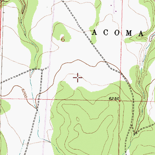 Topographic Map of Skyline-Ganipa Census Designated Place, NM
