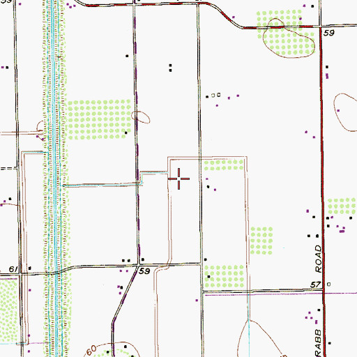 Topographic Map of Solis Census Designated Place, TX