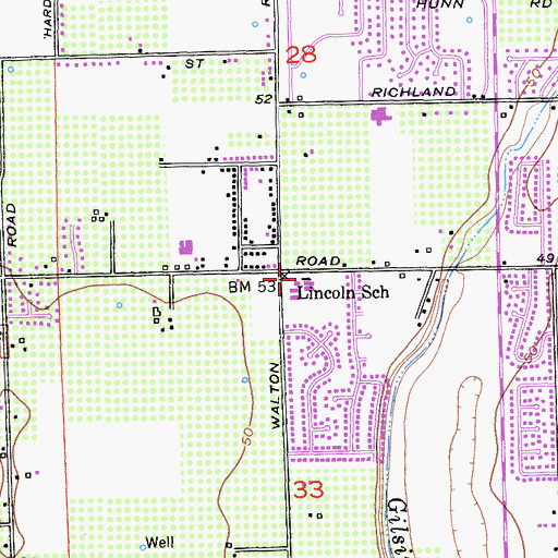 Topographic Map of South Yuba City Census Designated Place (historical), CA