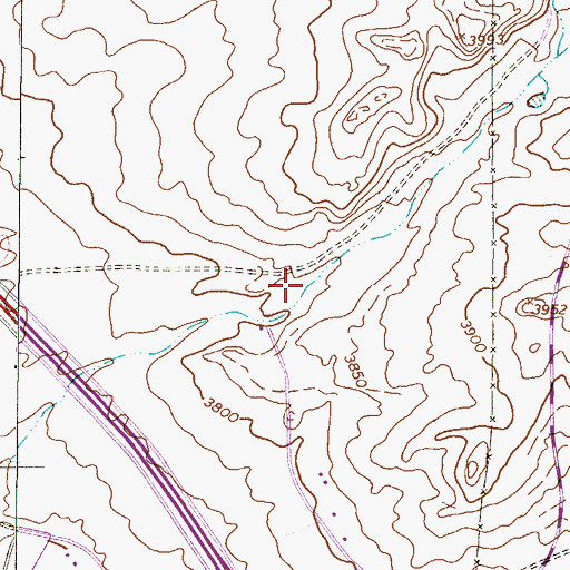 Topographic Map of Sparks Census Designated Place, TX