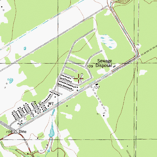 Topographic Map of Spring Census Designated Place, TX