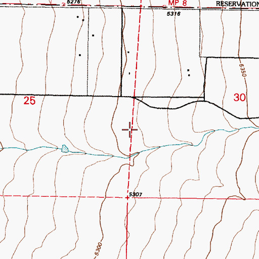 Topographic Map of Meadow Lake Census Designated Place, NM
