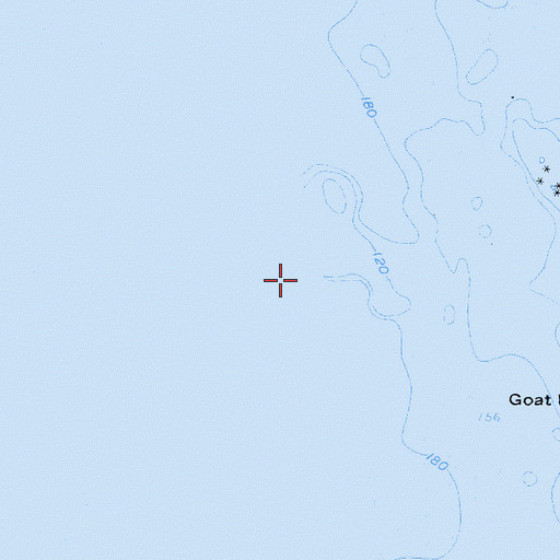 Topographic Map of Mendocino Census Designated Place, CA