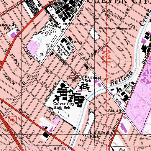 Topographic Map of Coombs Park, CA