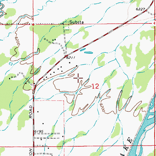 Topographic Map of Moose Wilson Road Census Designated Place, WY