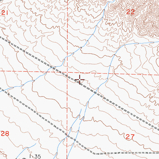 Topographic Map of Coon Canyon, CA