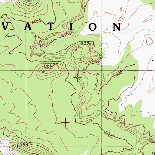 Topographic Map of Navajo Mountain Census Designated Place, UT