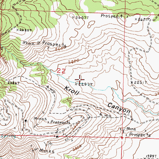 Topographic Map of Nespelem Community Census Designated Place, WA