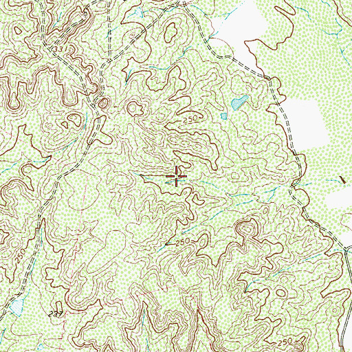 Topographic Map of North Escobares Census Designated Place, TX