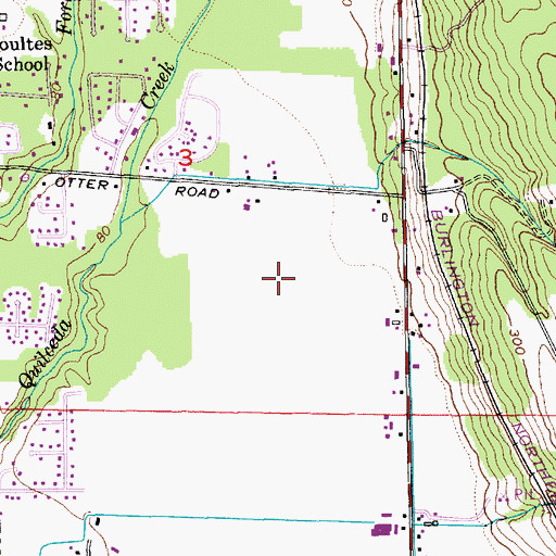 Topographic Map of North Marysville Census Designated Place, WA