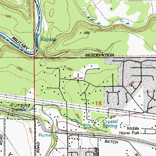 Topographic Map of North Yelm Census Designated Place, WA