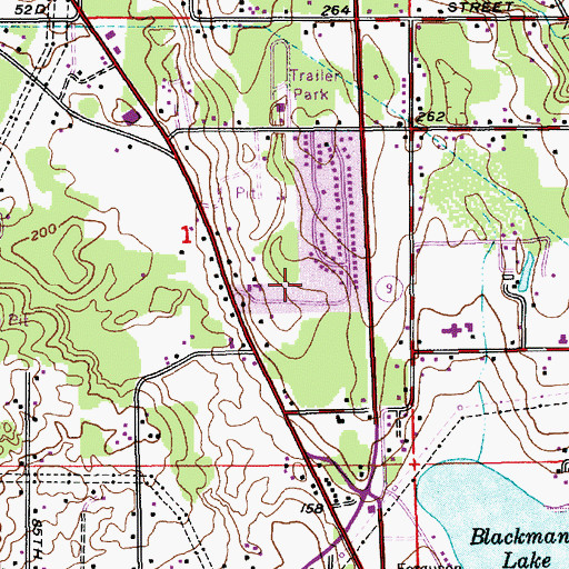 Topographic Map of Northwest Snohomish Census Designated Place, WA