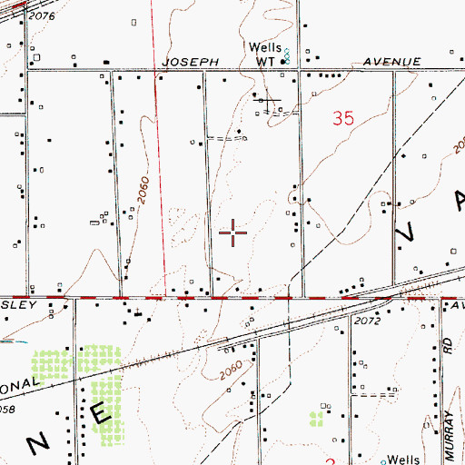 Topographic Map of Otis Orchards-East Farms Census Designated Place, WA