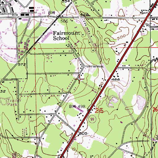 Topographic Map of Paine Field-Lake Stickney Census Designated Place, WA