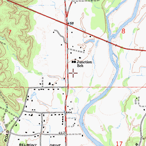 Topographic Map of Palo Cedro Census Designated Place, CA