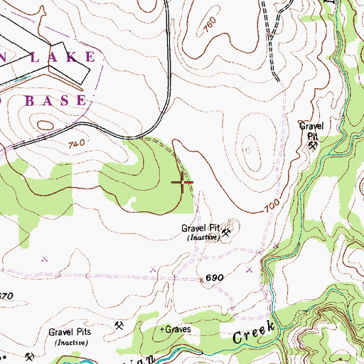 Topographic Map of Pecan Acres Census Designated Place, TX
