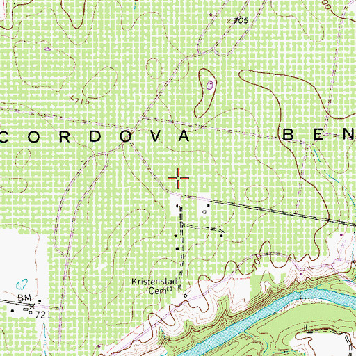 Topographic Map of Pecan Plantation Census Designated Place, TX