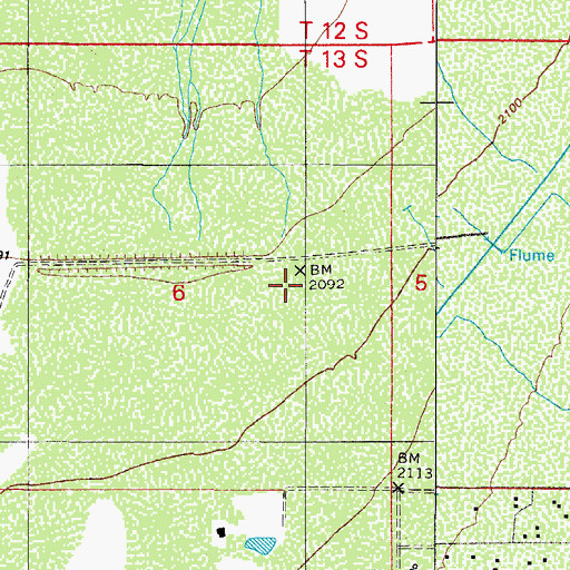 Topographic Map of Picture Rocks Census Designated Place, AZ