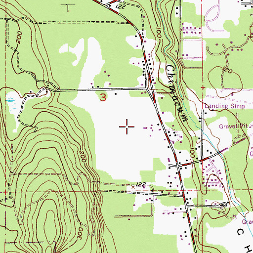 Topographic Map of Port Hadlock-Irondale Census Designated Place, WA