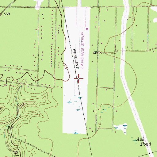 Topographic Map of Porter Heights Census Designated Place, TX