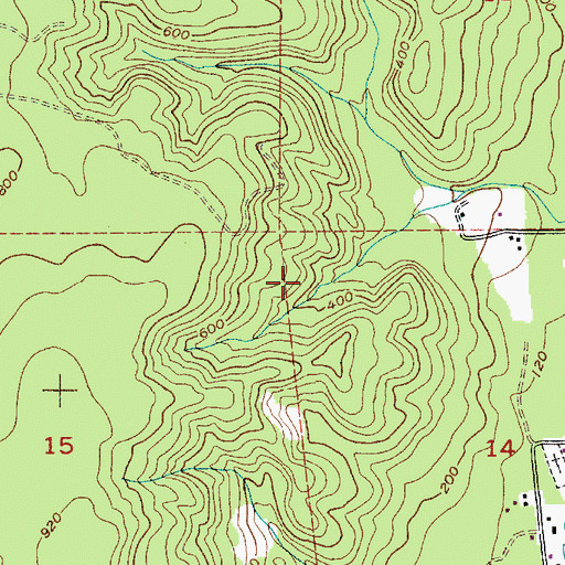 Topographic Map of Quilcene Census Designated Place, WA
