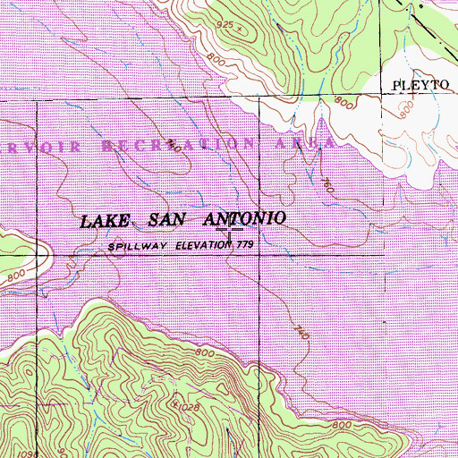Topographic Map of Copperhead Creek, CA