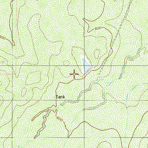 Topographic Map of Ranchitos Las Lomas Census Designated Place, TX